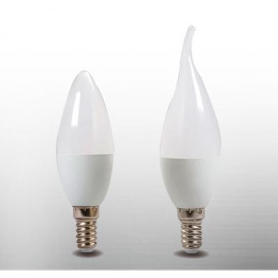 6W-磨砂導光柱燈泡(E14)