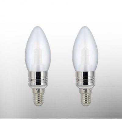 5W-蠟燭燈泡(E14/銀亮色)