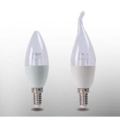 6W-透明導光柱燈泡(E14)